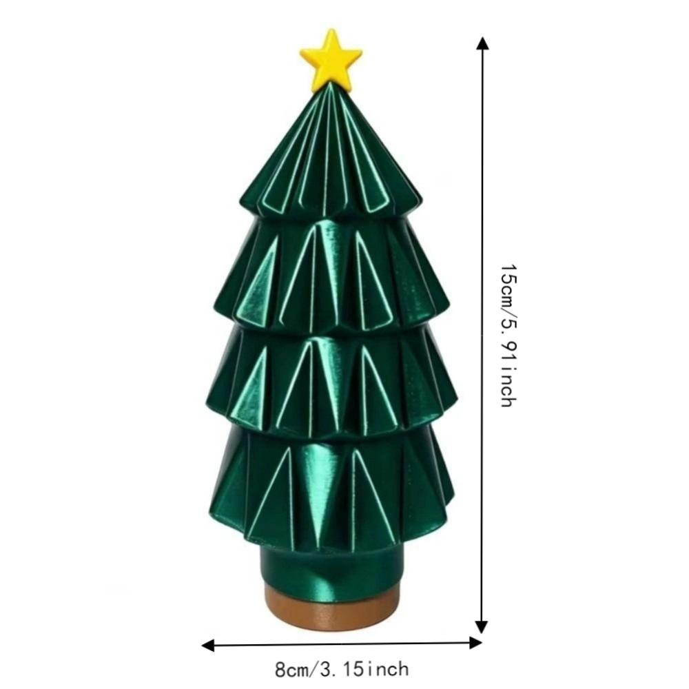 Creative 3D Printed Christmas Tree Money Box Novelty Plastic Christmas Tree Maze Box Decorative Christmas Money Holder Office