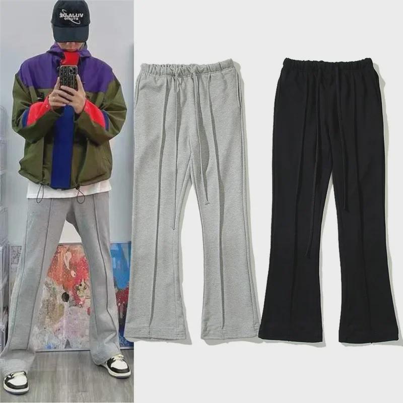 Vujade Kenijima 004 Unisex Sweatpants: Straight Casual, Flared Sports Style