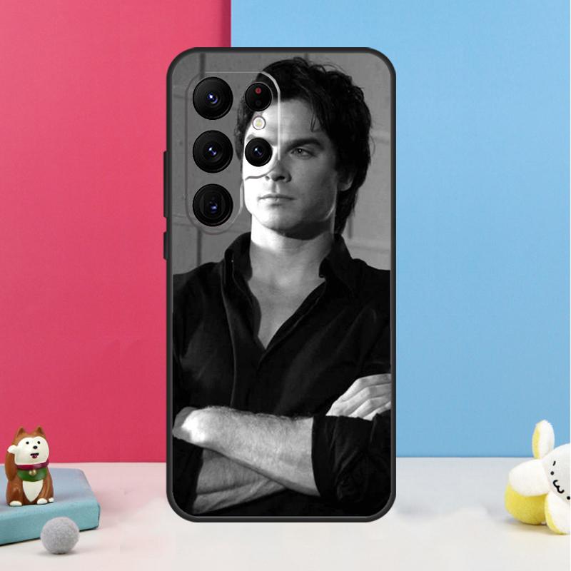 Чехол Damon Salvatore Дневники Вампира для Samsung Galaxy S24 S26 Ultra S20 S21 S22 S23 S25 Plus S10 S25 FE Задняя крышка