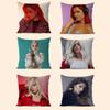 B-BEBE REXHA Actor Singer Cushion Cover Inches Farmhouse Decor Home Throw Pillow Covers For Couch Decorations