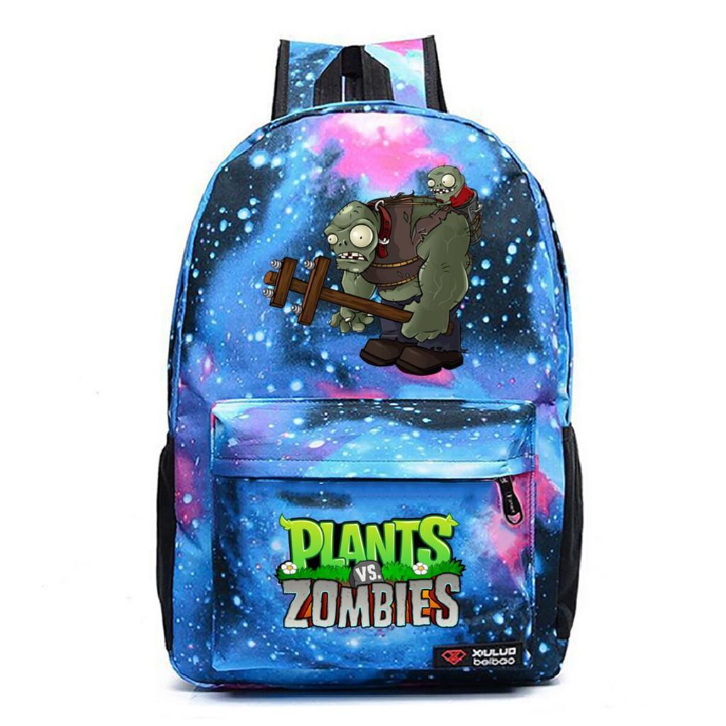Game Merchandise Plants Vs. Zombies School Bag Casual Simple Backpack