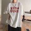 Yozda erkaklar uchun yangi kalta yengli futbolka, koreys uslubidagi trend, oddiy yarim yengli ustki, Gonkong uslubidagi erkin oddiy brend futbolka