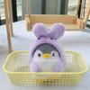 Adorable Penguin Plush Keychain Cute Bunny Transform Soft Plush Toy Bag Charm
