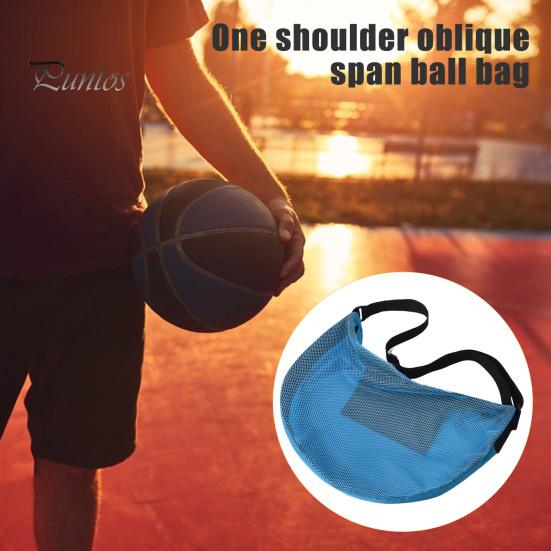 Спортивная сумка-сетка для мячей, сумка для баскетбола через плечо, регулируемые сумки для командных мячей для баскетбола, футбола, волейбола, плавательного снаряжения