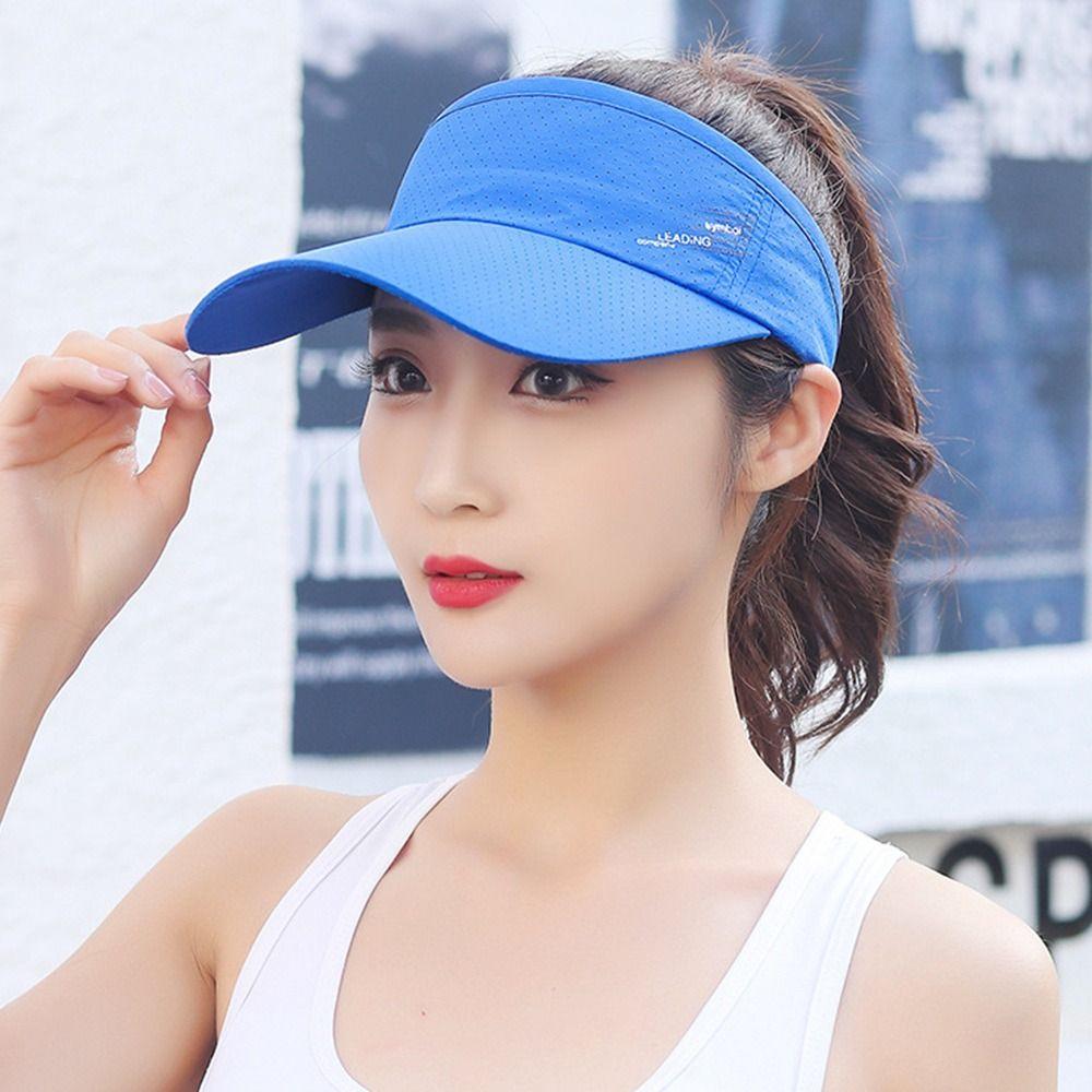 Регулируемый спортивный козырек Быстросохнущая пляжная шляпа Летняя бейсболка для бега