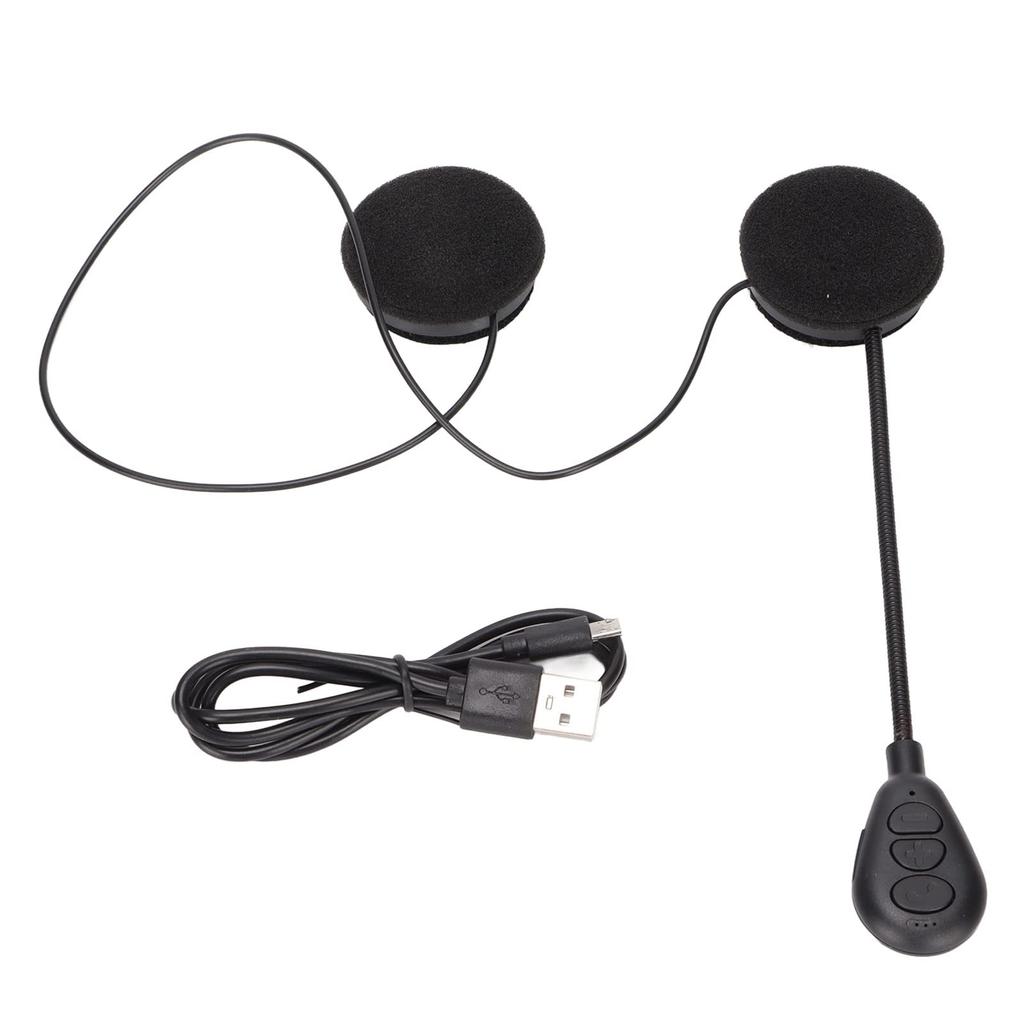 Hatirea T6 Helmet Long Standby Time Stereo Sound Wireless Headset Easy Installation for Motorcycle Headset,