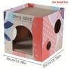 Double Layer Cat Villa: Cat Scratcher with Integrated Corrugated Cardboard House for Cats To Play and Rest