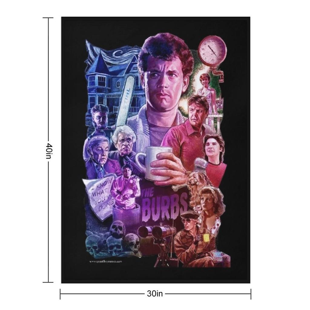 ПЛЕДЫ The Burbs Милые Дизайнерские Хэллоуин Туристические Пледы