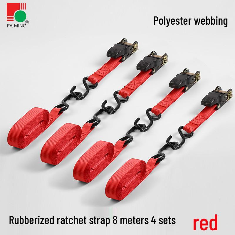 25-мм Полиэстеровые Ременные стяжки с трещоткой для багажа для самостоятельного вождения по бездорожью