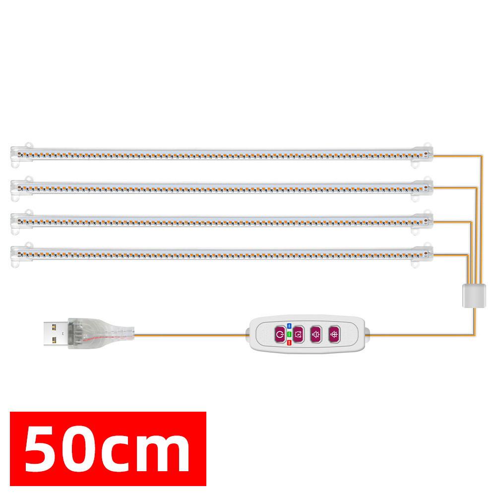 1/2/3/4 Светодиодные ленты USB Фитолампа полного спектра Диммируемый Таймер Рассада Вегетация Цветение Лампа для выращивания Комнатные растения Лампа для выращивания