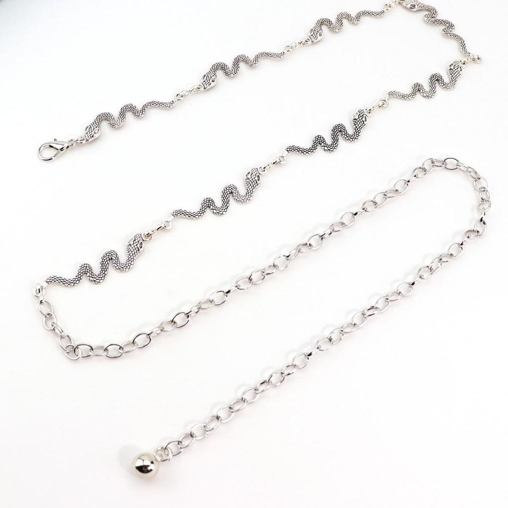 Ретро Металлическая Поясная Цепочка для Женщин - Универсальный и Модный Аксессуар