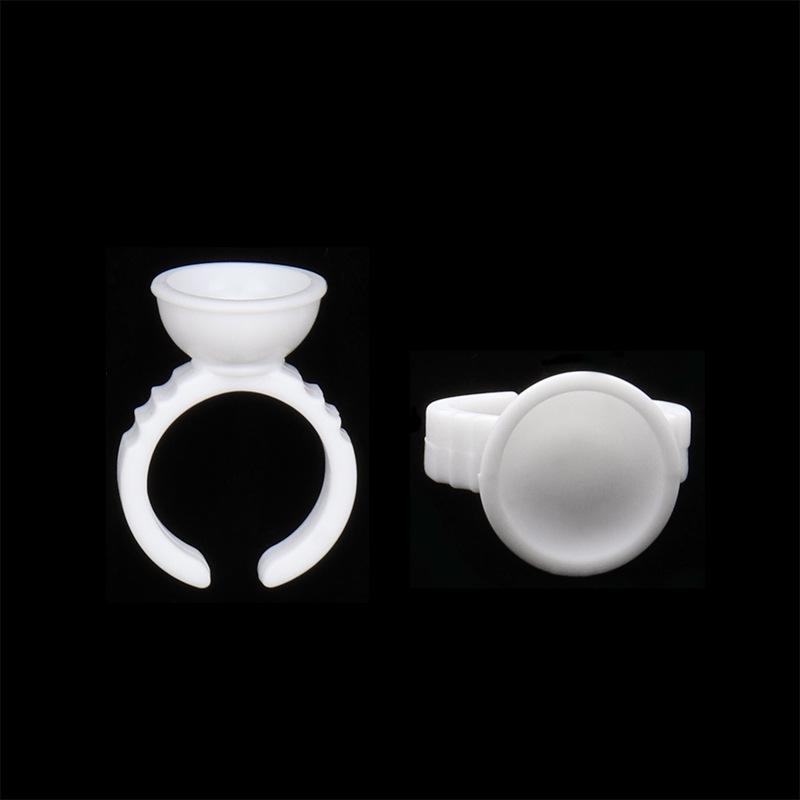100-Pack Eyelash and Pigment Ring Cups for Grafting and Microblading