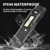 Portable EDC Torch Flashlight USB Rechargeable Hand Flashlight IPX44 Waterproof LED Work Light for Emergency Camping