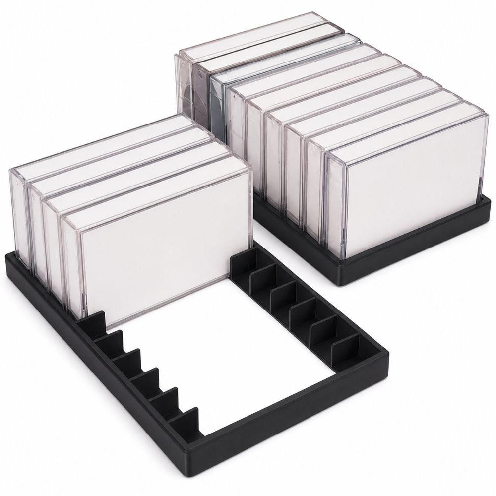 Stackable Cassette Tape Holder Up To 10 Tapes Cassette Tape Organizer Home Organization