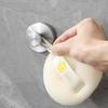 Contemporary Stainless Steel Suction Cup Wall Hook For Home Organization