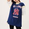 New MLB T Shirt Unisex Light Navy Blue 3ATSEC823-50NYL