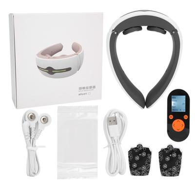 Перезаряжаемый электрический массажер для шеи, регулируемый массажный инструмент для шейного отдела позвоночника