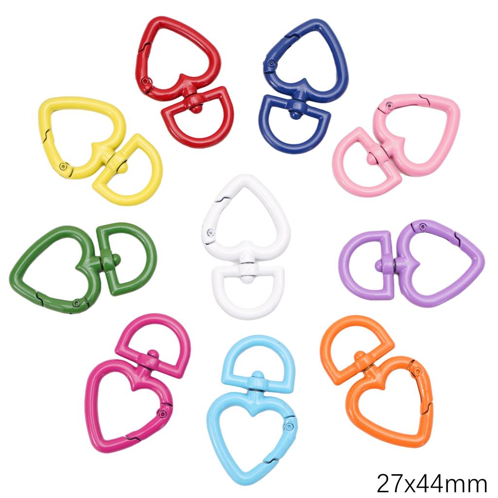 5-100 шт. Сплав Окрашенный спреем Брелок Брелок Карабин Кольцо для ключей Для DIY Ювелирных изделий Ключи Кошельки Украшения