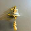 Solid Brass Door Anchor Bell Polish Nautical Maritime Decor 12.7 Cm