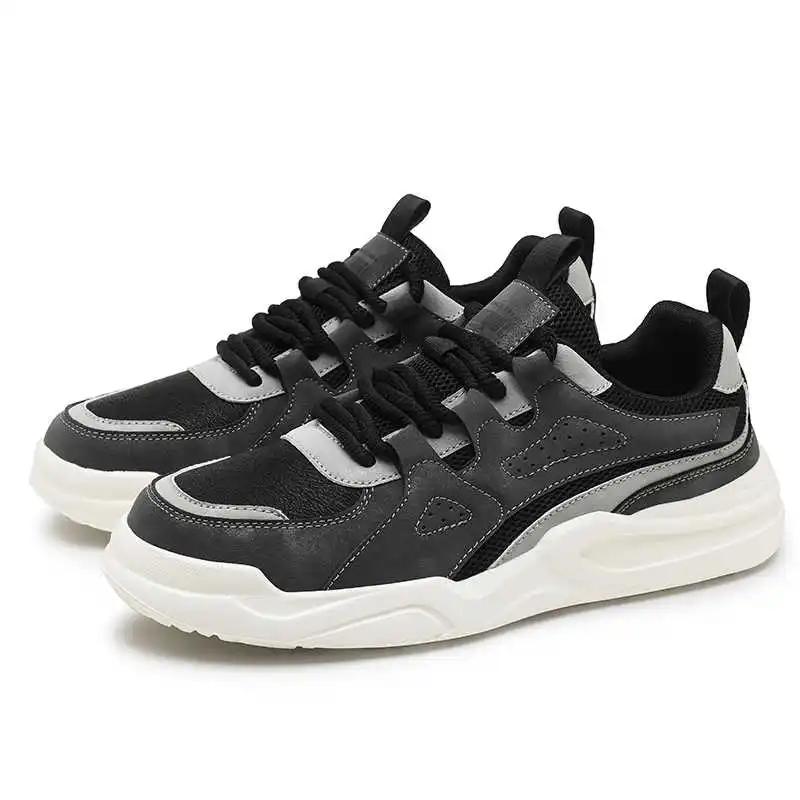 Модная экокожа Синтетическая кожа Роскошная обувь Мужская Высокое качество Повседневный Мужской Теннисный комплект Кроссовки Размер 37 Спортивные Производители Поставщики