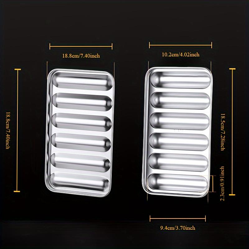 Форма для колбасы из нержавеющей стали 304, многофункциональная форма для ветчины, сосисок, хот-догов, жареных сосисок, форма для мясных колбас, пищевая добавка
