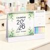 2026 Desk Calendar Small Standing Flip Desktop Calendar Jan. 2026 - Dec. 2026 12 Months Calender with Sticky