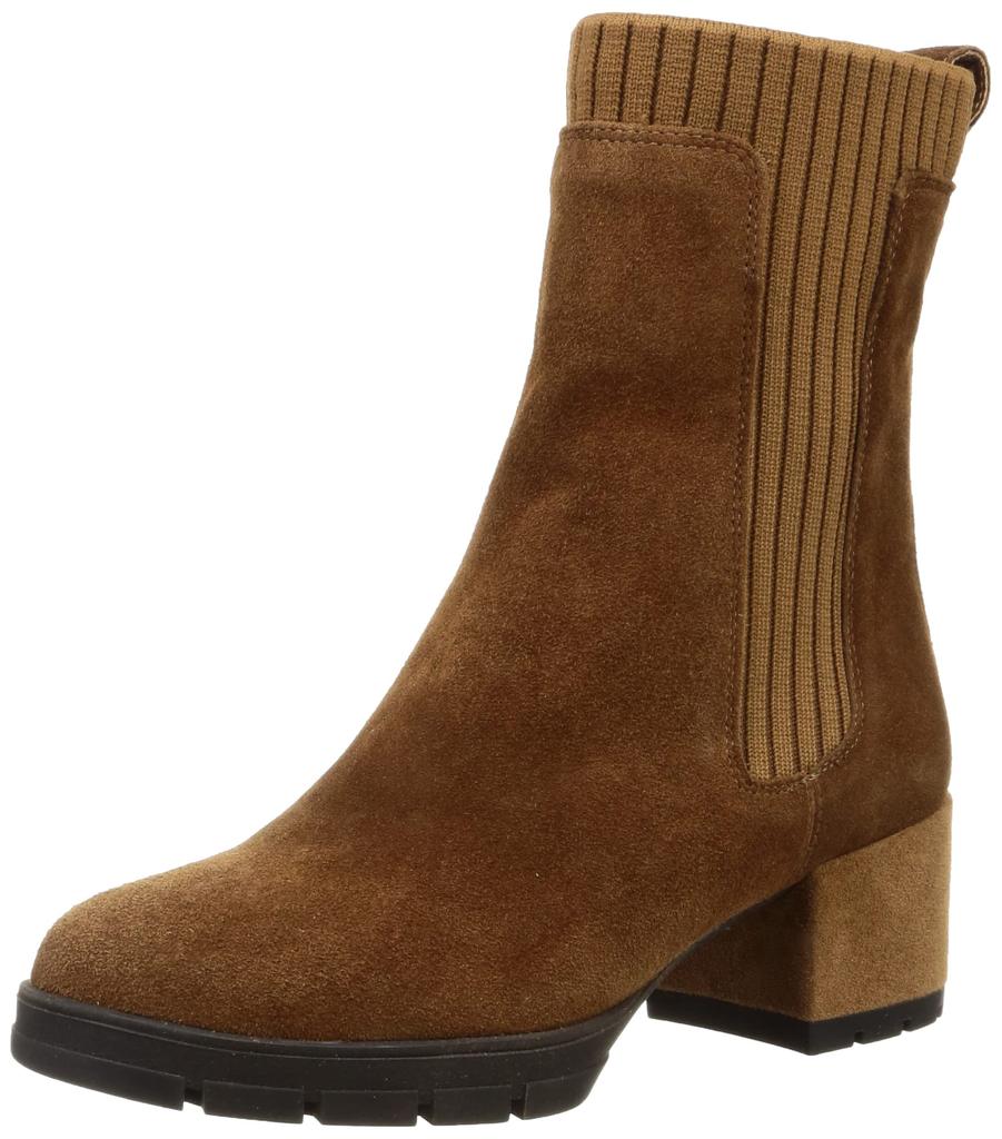 Chelsea Boots Tank Sole Side Gore Short Boots Brown [Unisa]