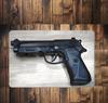 Винтажное металлическое настенное искусство Beretta TWO Обязательный элемент Железный декор для ремонта гаража Эстетика отеля