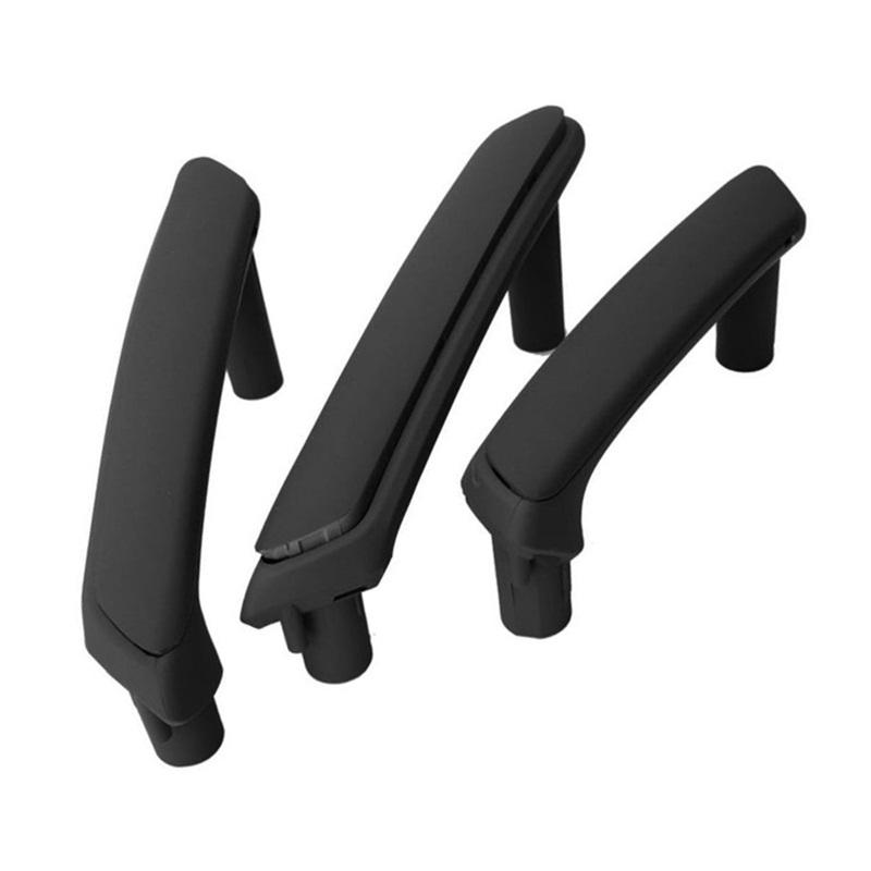 For Passat B5 Car Interior Black Front Right Rear Left Rear Right Door Pull Grab Handle&Trim Cover Caps 3B4 867 372