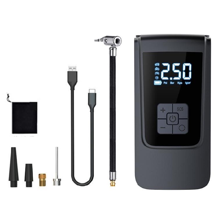 Цифровой дисплей Накачка шин для автомобиля, велосипеда, мотоцикла Автомобильный воздушный компрессор Воздушные насосы с фонариком Накачка шин