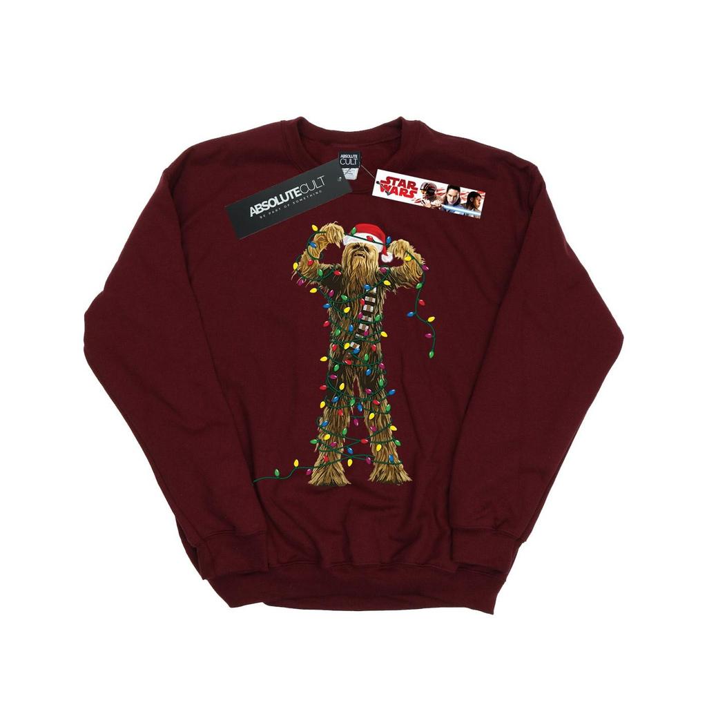 STAR WARS Толстовка с рождественскими огнями для девочек Chewbacca