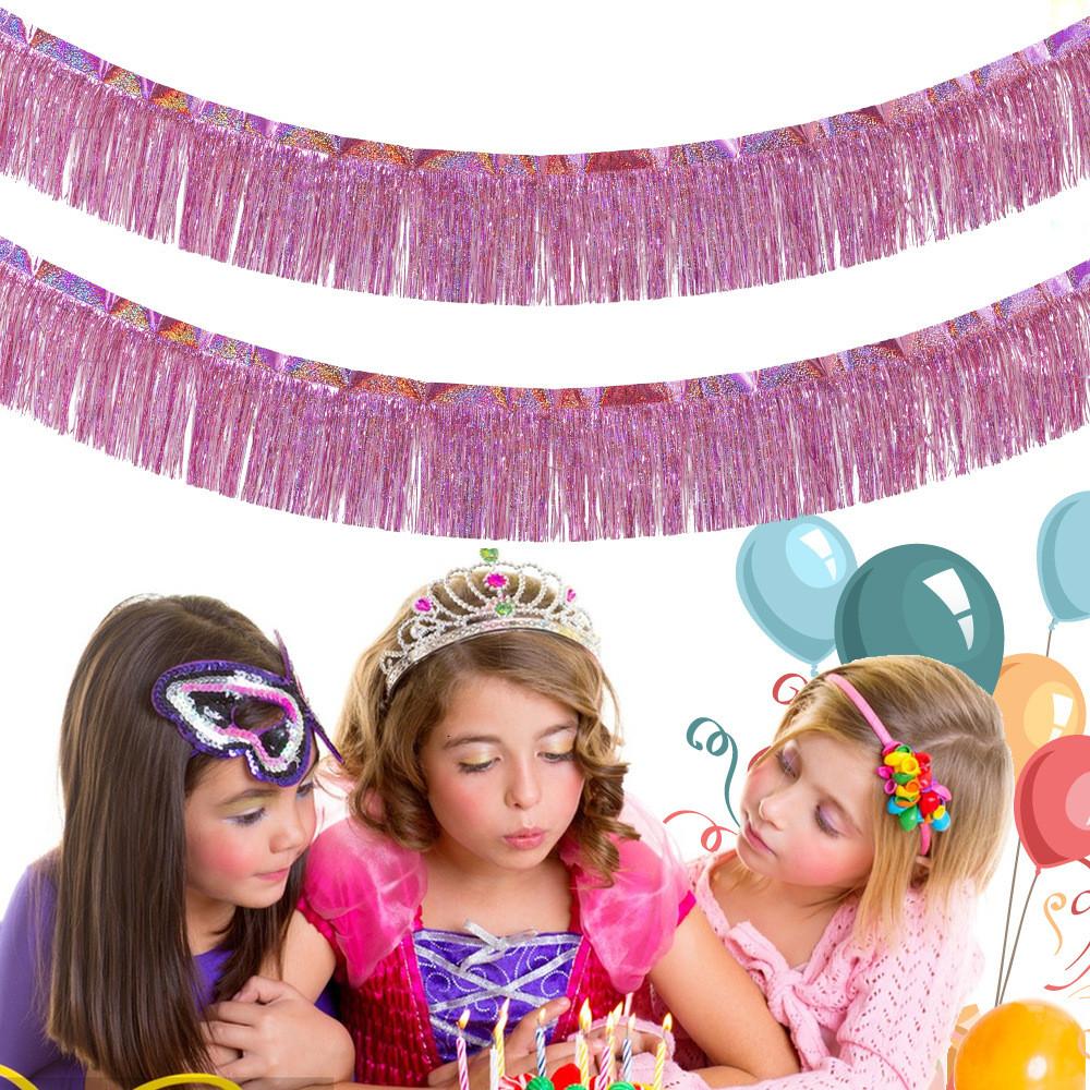 Лазерный Потрясающий Мерцающий Дождь Бахрома Занавес Для Праздничных Вечеринок Фоны