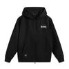 Li Ning Sports Lifestyle Series Casual American Vintage Minimalist Solid Color Hooded Letter Zipper Sweatshirt Unisex Sweatshirt Black AWDV391-7
