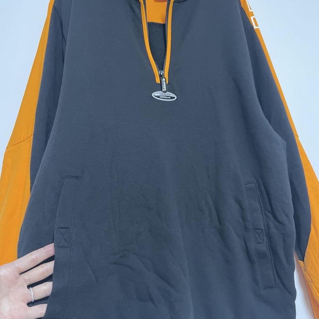 [USED] adidas R.Y.V. Half-Zip Sweatshirt, TWICE Nayeon, XL