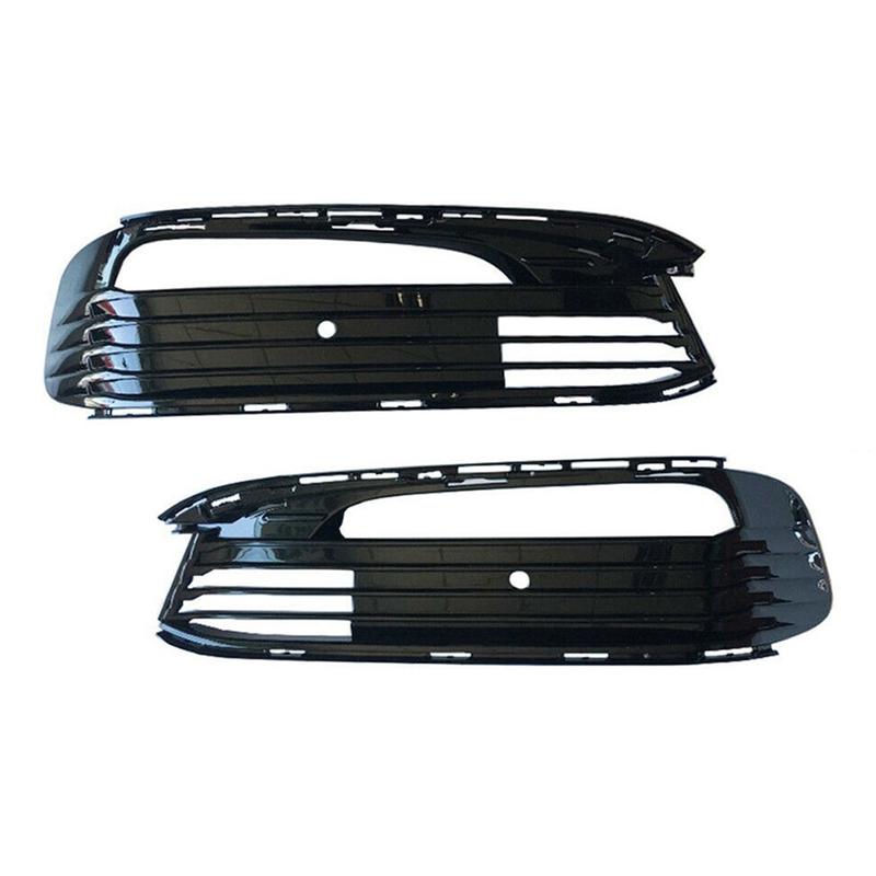 1Pair Front Bumper Fog Lights Mesh Grille Cover Trim 51117358789 51117358790 51117362693 for BMW 7 Series G11, G12