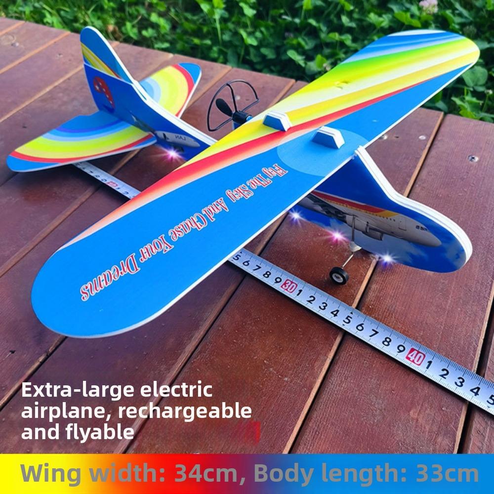 Ligthweight Electric Foam Aircraft EVA Airplane Glider Toy Model New DIY Assemble Airplanes Toys