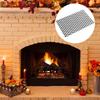 Heavy Duty Steel Fireplaces Grate Fireplaces Ember Retainer Mesh Wood Stove Grate Heat Resistant  Holder Fire Grates