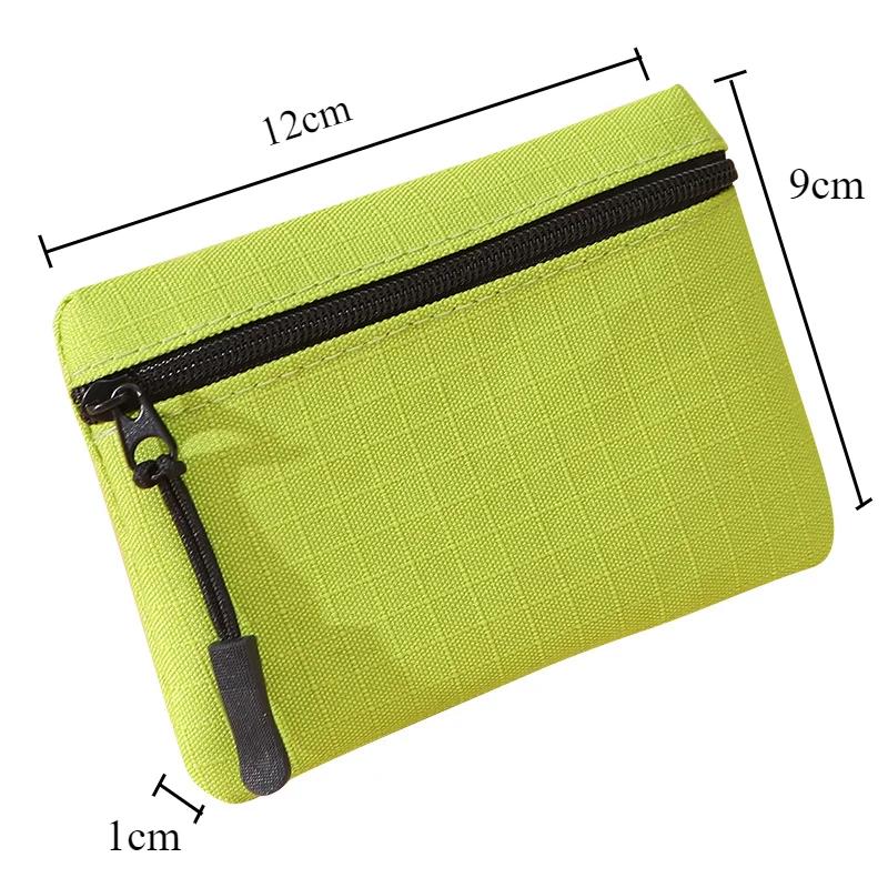 Oxford Cloth Coin Purse Women Zipper Coin Pouch Key Earphone Data Cable Card Bag Credit Card Holder Kids Mini Cute Purse