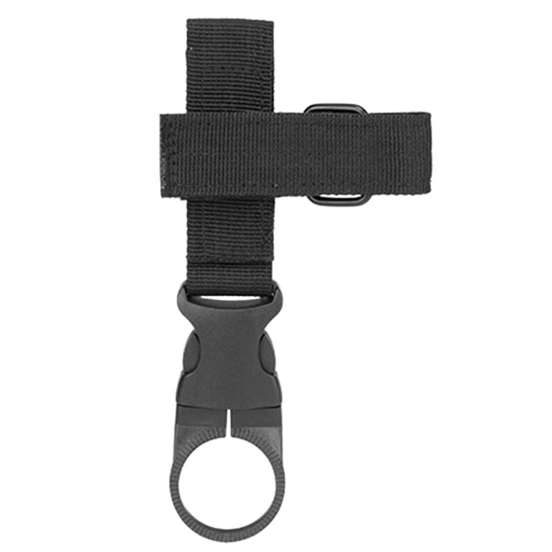 Outdoor Bottle Holder Belt Water Bottles Holder Clip Backpack Keychains Carabiner Hanging Gear Webbing Buckle Strap Clip
