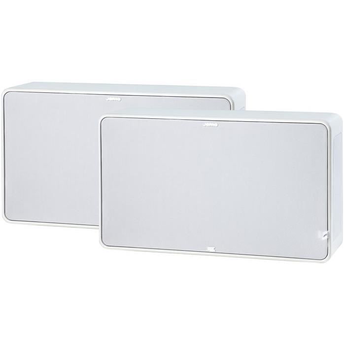 Enceintes Surround Jamo D500 Sur Blanc - Haut-parleurs Tridirectionnels Certifiés THX