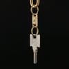 NEW Brasss Quick Release Keyring EDC Connecting Buckle Double Headed Quick Pull Buckle 360 Rotating Buckle Mountaineering Buckle