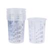 10Pcs 600Ml Plastic Paint Mixing Cup Mixing Pot Paint Mixing Calibration Cup