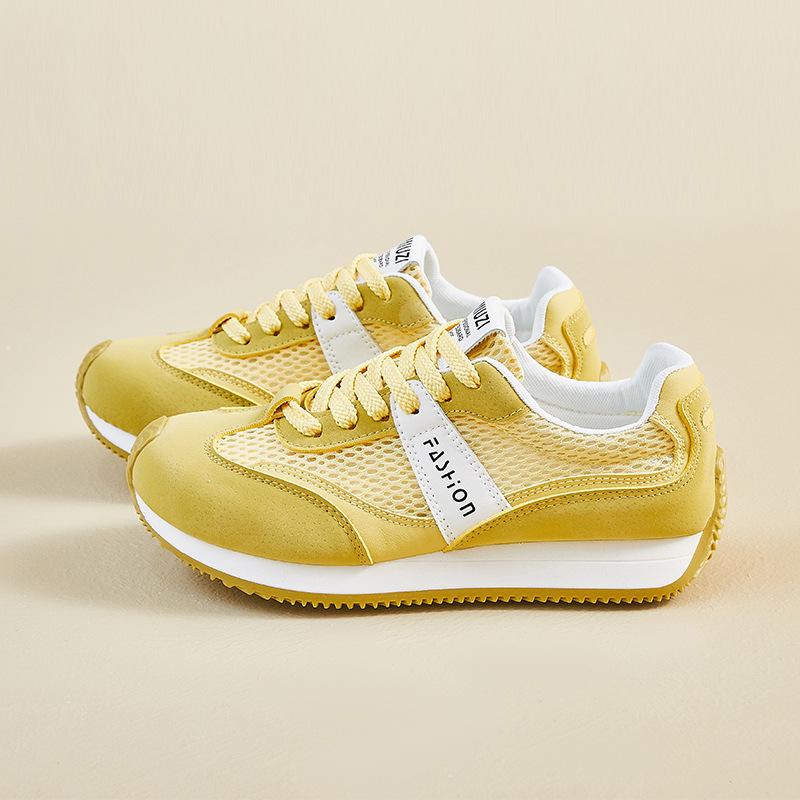 Новые туфли Forrest Gump для женщин, летняя студенческая спортивная и повседневная обувь, сетчатая, дышащая и увеличивающая рост