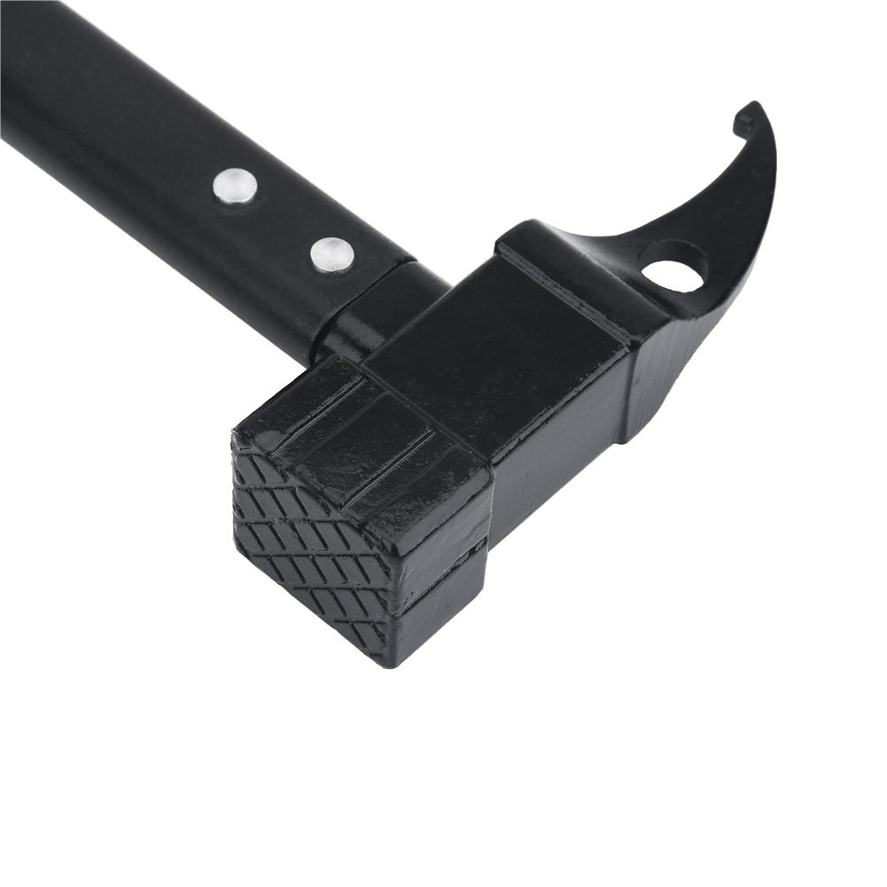 Молоток для наружного обрамления, высокопрочная резиновая ручка с головкой и гвоздодером для кемпинга