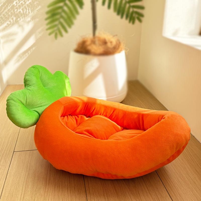 Cartoon Banana Pet Bed for Cats and Small Dogs - Teddy, Bichon, Pomeranian - Four Seasons Mat