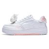 Li Ning Disney X Thick Sole Height Increasing Wear Resistant Breathable Low Top Skate Shoes Women Skate Shoes White AGCT382-2