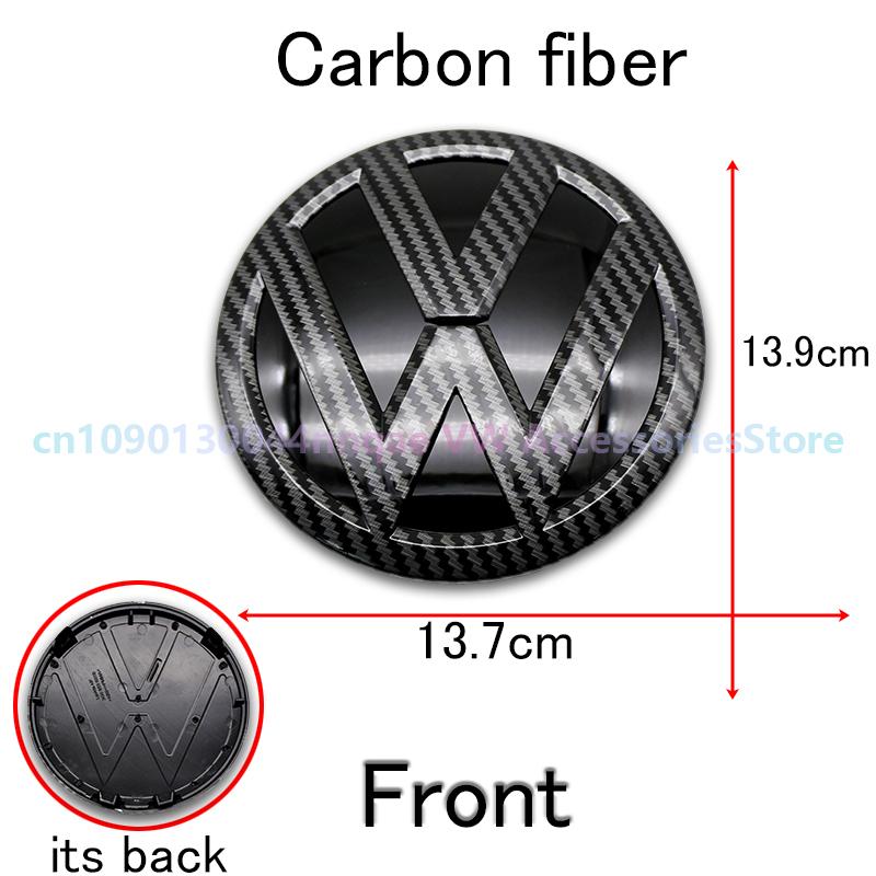 For VW Volkswagen Jetta MK5 Golf ABS car front emblem grille badge trunk badge suitable for Volkswagen Passat 2016 2017 2018 Lav