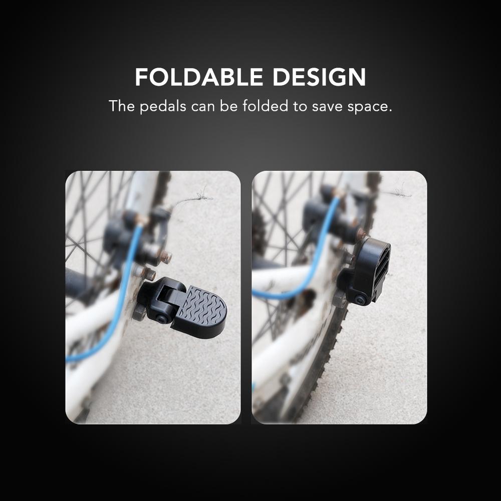 1 пара задних педалей для велосипеда, подставка для ног, подножки для электрического велосипеда, задние педали для горного велосипеда