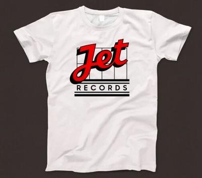 Футболка Jet Records 698 Музыкальный лейбл 1970-е Поп-рок Wizzard ELO Magnum Ozzy Новый