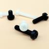 High Quality Insulated Black White Color 50pcs M3 Nylon Plastic Phillips Pan Cross Round Bolt